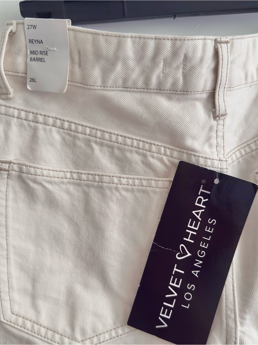 NWT High-Rise Barrel Jeans - Picture 4 of 4